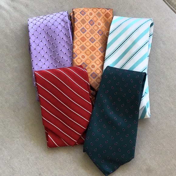 Bundle 5 silk ties Michael Kors, Liberty, Tommy